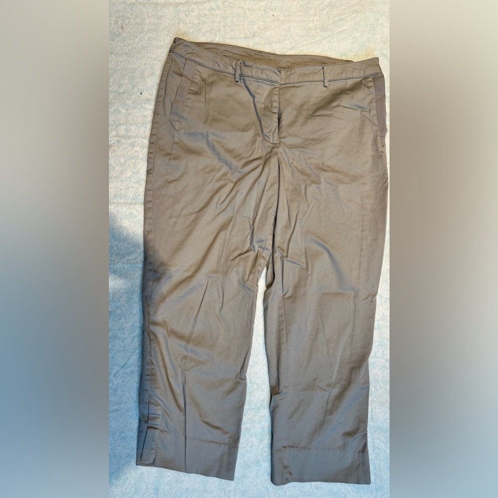 Grey crop pant simply Vera wang size 10